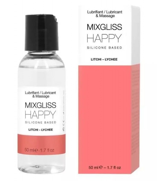 Смазка на силиконовой основе Mixgliss Happy - 50 мл. - Mixgliss - купить с доставкой в Новомосковске