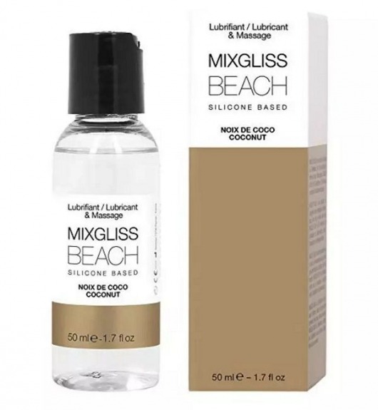 Смазка на силиконовой основе Mixgliss Beach - 50 мл. - Mixgliss - купить с доставкой в Новомосковске