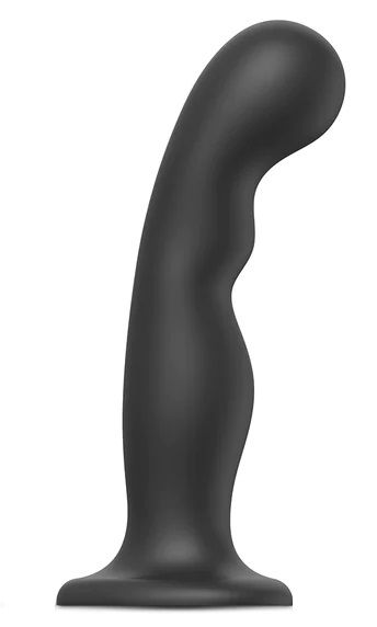 Черная насадка Strap-On-Me Dildo Plug P G size XXL - Strap-on-me - купить с доставкой в Новомосковске