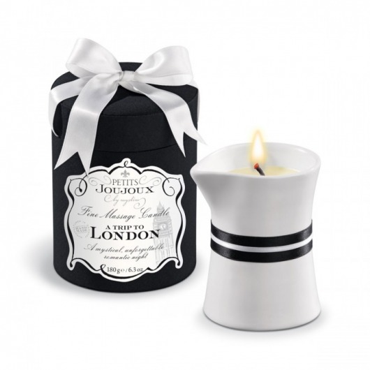 Массажное масло в виде большой свечи Petits Joujoux London с ароматом ревеня, амбры и чёрной смородины - MyStim - купить с доставкой в Новомосковске