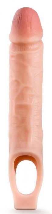 Телесная насадка на пенис 10 Inch Cock Sheath Extender - 25 см. - Blush Novelties - в Новомосковске купить с доставкой