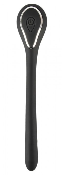 Черный гибкий уретральный стимулятор с вибрацией Vibrating Bendable Dilator - 13,5 см. - Orion - купить с доставкой в Новомосковске
