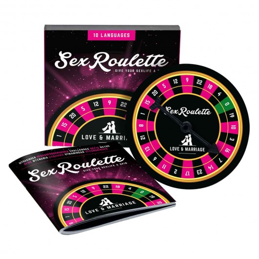 Настольная игра-рулетка Sex Roulette Love   Marriage - Tease&Please - купить с доставкой в Новомосковске