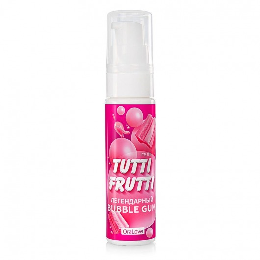 Интимный гель на водной основе Tutti-Frutti Bubble Gum - 30 гр. - Биоритм - купить с доставкой в Новомосковске