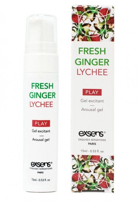 Возбуждающий гель Fresh Ginger Lychee Arousal Gel - 15 мл. - Exsens - купить с доставкой в Новомосковске