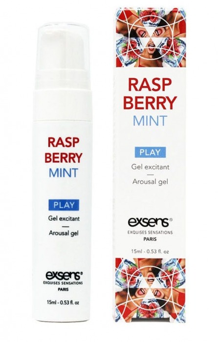Возбуждающий гель Raspberry Mint с ароматом малины и мяты - 15 мл. - Exsens - купить с доставкой в Новомосковске