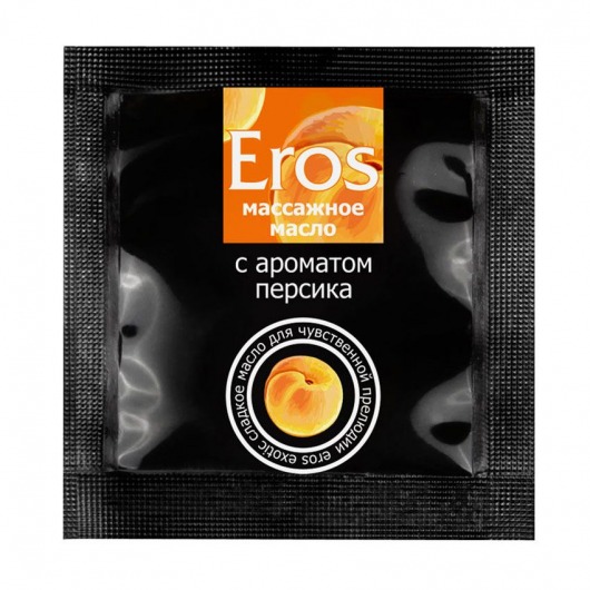 Саше массажного масла Eros exotic с ароматом персика - 4 гр. - Биоритм - купить с доставкой в Новомосковске