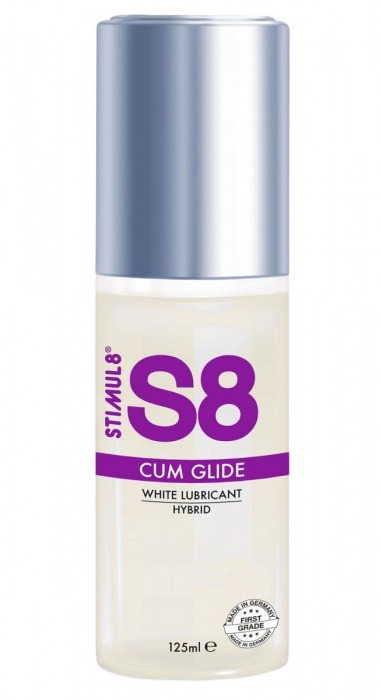 Гибридный лубрикант S8 Hybrid Cum Glide с консистенцией спермы - 125 мл. - Stimul8 - купить с доставкой в Новомосковске