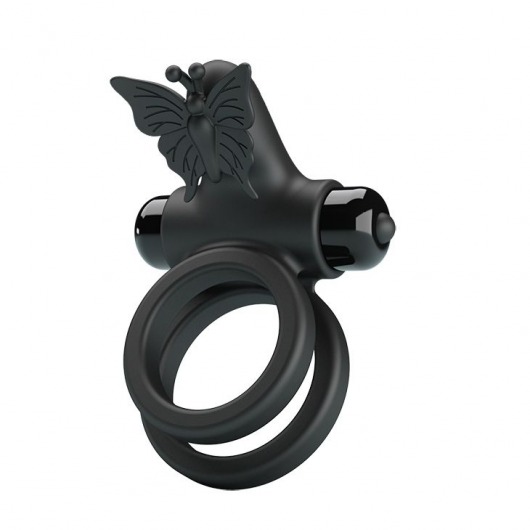 Черное эрекционное виброкольцо Passionate Ring IX - Baile - в Новомосковске купить с доставкой