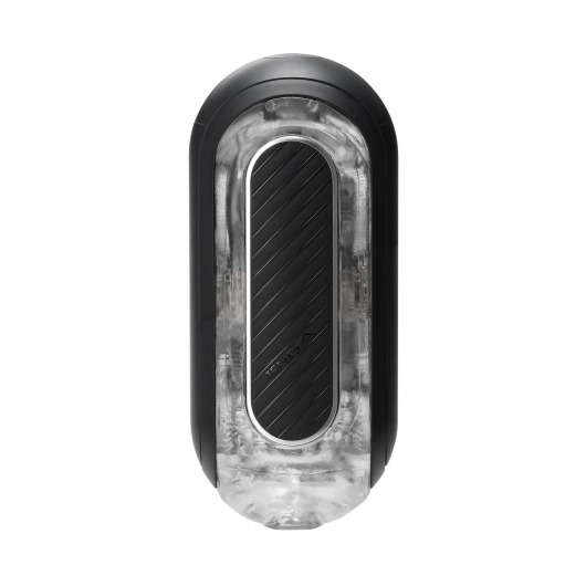Черный мастурбатор Tenga Flip Zero Gravity с вибрацией - Tenga - в Новомосковске купить с доставкой