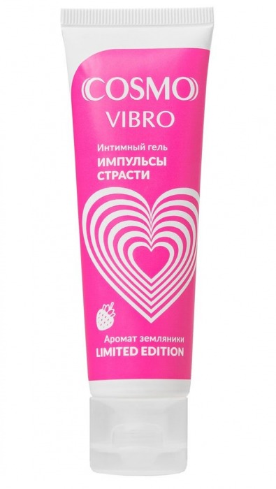 Возбуждающий гель на водно-силиконовой основе Cosmo Vibro с ароматом земляники - 50 гр. - Биоритм - купить с доставкой в Новомосковске