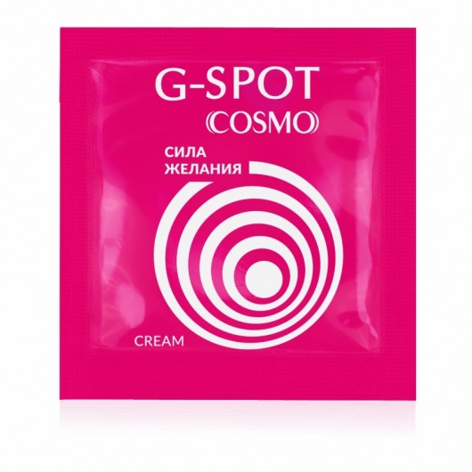 Стимулирующий интимный крем для женщин Cosmo G-spot - 2 гр. - Биоритм - купить с доставкой в Новомосковске