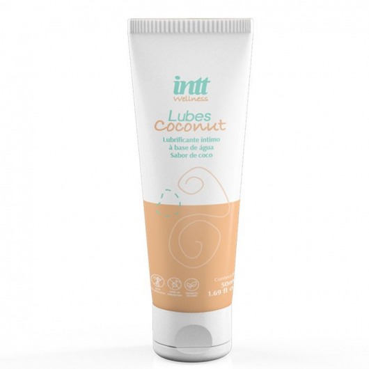 Лубрикант на водной основе Lubes Coconut с ароматом кокоса - 50 гр. - INTT - купить с доставкой в Новомосковске