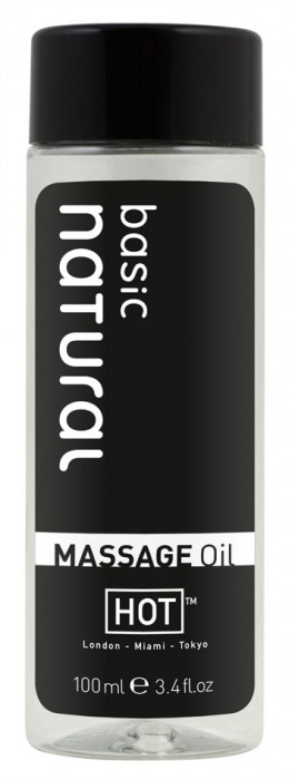 Массажное масло для тела Natural Basic - 100 мл. - HOT - купить с доставкой в Новомосковске