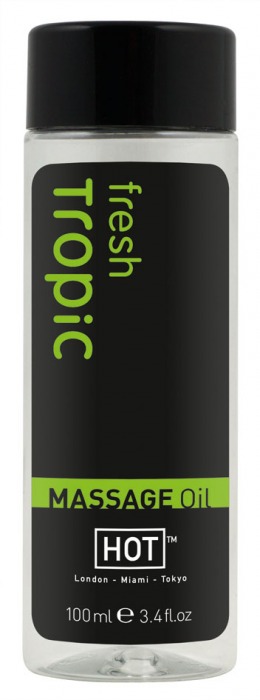 Массажное масло для тела Tropic Fresh - 100 мл. - HOT - купить с доставкой в Новомосковске