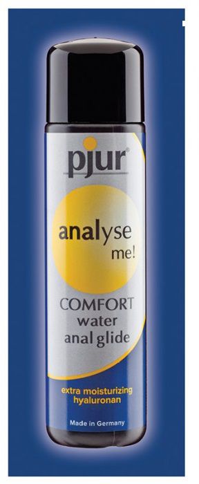 Анальный лубрикант pjur ANALYSE ME Comfort Water Anal Glide - 2 мл. - Pjur - купить с доставкой в Новомосковске