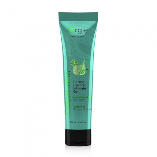 Съедобный интимный гель Orgie Lube Tube Cocktail Caipirinha - 100 мл. - ORGIE - купить с доставкой в Новомосковске