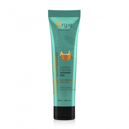 Съедобный интимный гель Orgie Lube Tube Cocktail Pina Colada - 100 мл. - ORGIE - купить с доставкой в Новомосковске