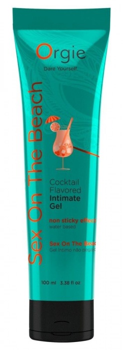 Съедобный интимный гель Orgie Lube Tube Cocktail Sex On The Beach - 100 мл. - ORGIE - купить с доставкой в Новомосковске