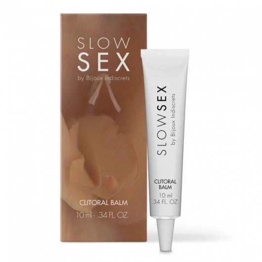 Бальзам для клитора Slow Sex Clitoral Balm - 10 мл. - Bijoux Indiscrets - купить с доставкой в Новомосковске