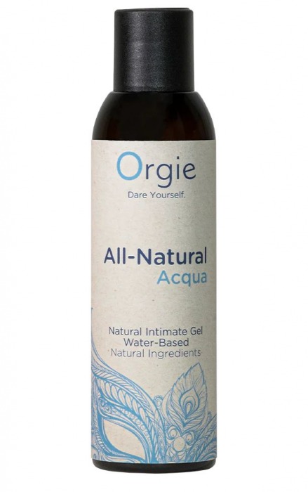 Интимный гель на водной основе Orgie All-Natural Acqua - 150 мл. - ORGIE - купить с доставкой в Новомосковске