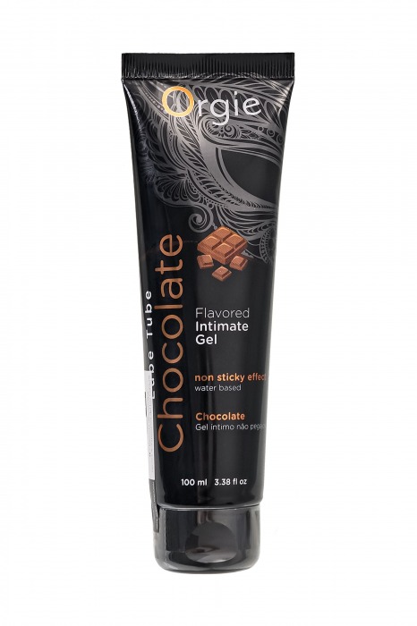 Интимный гель на водной основе Lube Tube Chocolate с шоколадным вкусом - 100 мл. - ORGIE - купить с доставкой в Новомосковске