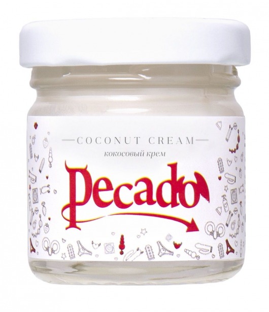 Массажная свеча Сoconut Cream - 35 мл. - Pecado - купить с доставкой в Новомосковске