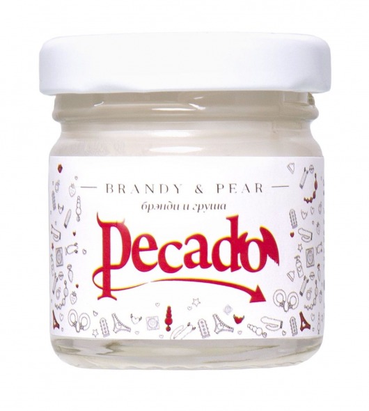 Массажная свеча Brandy   Pear - 35 мл. - Pecado - купить с доставкой в Новомосковске
