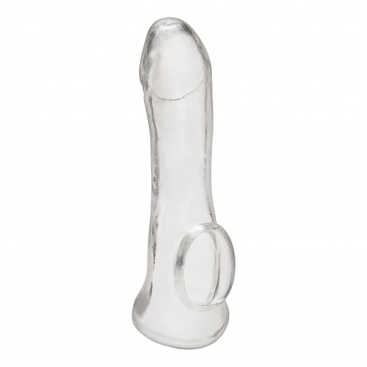 Прозрачная насадка на пенис Transparent Penis Enhancing Sleeve Extension - 15,9 см. - BlueLine - в Новомосковске купить с доставкой