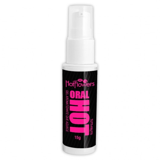 Гель для оральных ласк Oral Hot с согревающим эффектом - 15 гр. - HotFlowers - купить с доставкой в Новомосковске