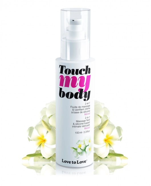 Силиконовый лубрикант 2-в-1 Touch My Body с ароматом моной - 100 мл. - Love to Love - купить с доставкой в Новомосковске