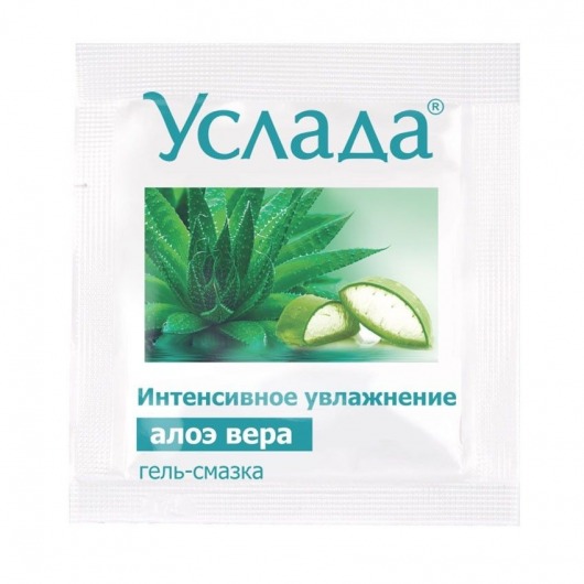Гель-смазка «Услада с алоэ» - 3 гр. - Биоритм - купить с доставкой в Новомосковске