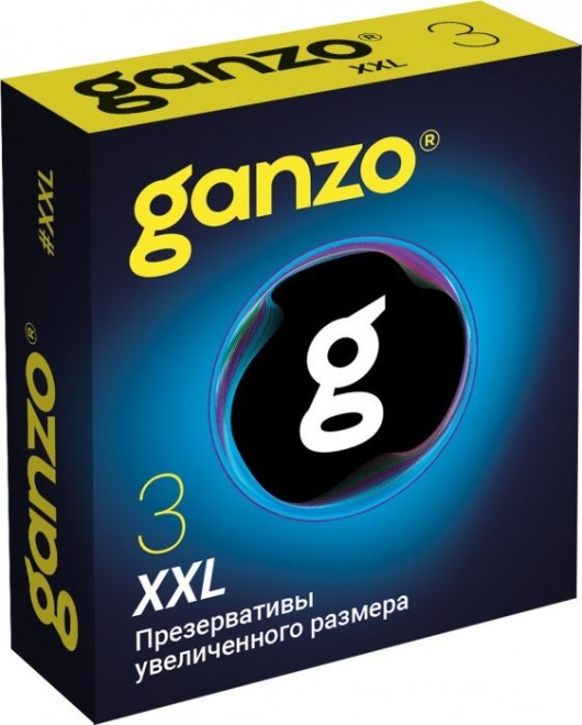 Презервативы увеличенного размера Ganzo XXL - 3 шт. - Ganzo - купить с доставкой в Новомосковске