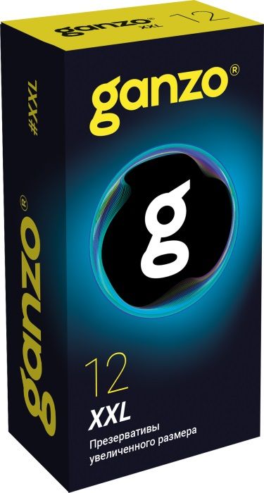 Презервативы увеличенного размера Ganzo XXL - 12 шт. - Ganzo - купить с доставкой в Новомосковске