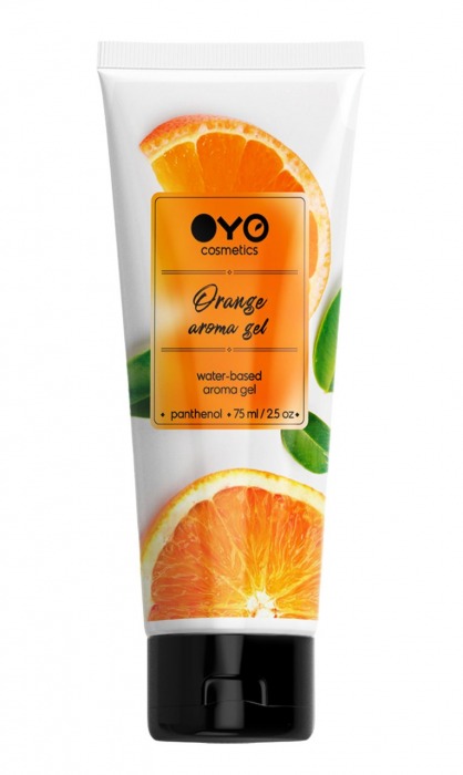 Лубрикант на водной основе OYO Aroma Gel Orange с ароматом апельсина - 75 мл. - OYO - купить с доставкой в Новомосковске