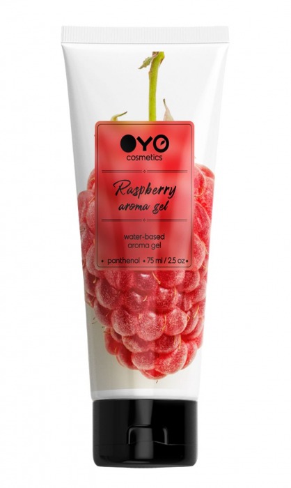Лубрикант на водной основе OYO Aroma Gel Raspberry с ароматом малины - 75 мл. - OYO - купить с доставкой в Новомосковске