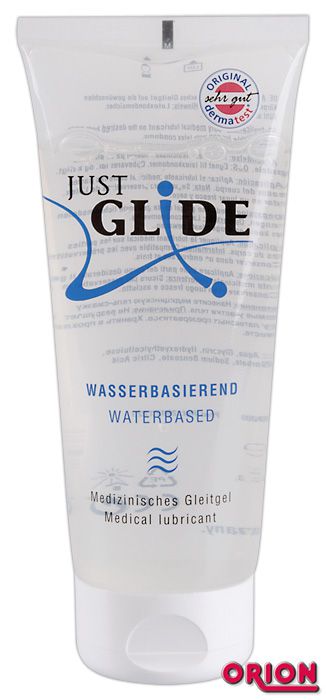 Вагинальная смазка на водной основе JUSTGLIDE - 200 мл. - Orion - купить с доставкой в Новомосковске