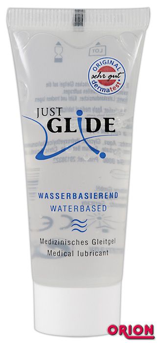 Вагинальная смазка на водной основе JUSTGLIDE - 20 мл. - Orion - купить с доставкой в Новомосковске
