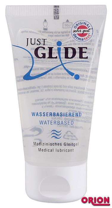 Вагинальная смазка на водной основе JUSTGLIDE - 50 мл. - Orion - купить с доставкой в Новомосковске