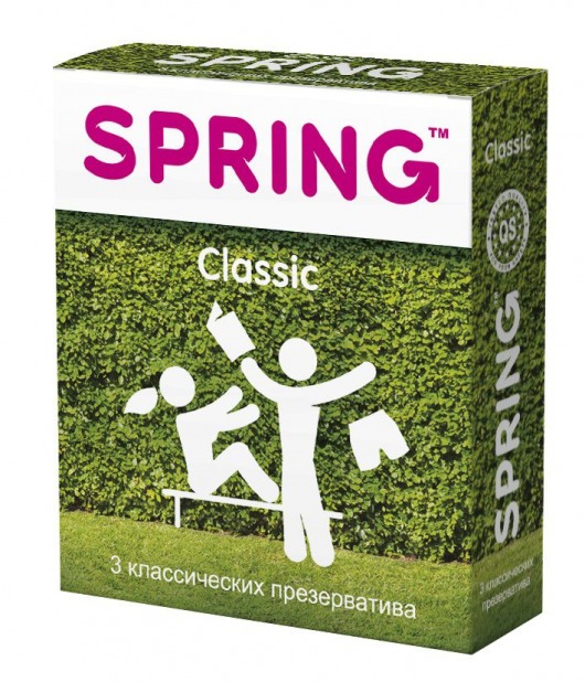 Классические презервативы SPRING CLASSIC - 3 шт. - SPRING - купить с доставкой в Новомосковске