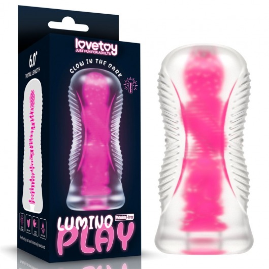 Светящийся в темноте мастурбатор 6.0 Lumino Play Masturbator - Lovetoy - в Новомосковске купить с доставкой