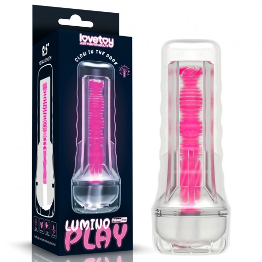 Светящийся в темноте мастурбатор 8.5 Lumino Play Masturbator - Lovetoy - в Новомосковске купить с доставкой
