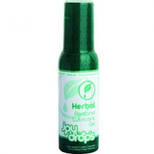 Смазка на водной основе JoyDrops Herbal - 100 мл. - JoyDrops - купить с доставкой в Новомосковске