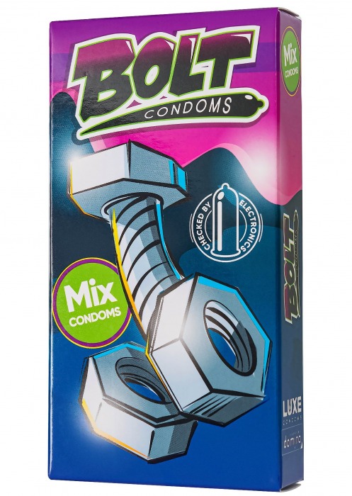 Набор презервативов Bolt Condoms - Luxe - купить с доставкой в Новомосковске