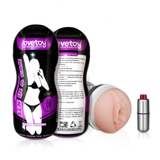 Мастурбатор Vibrating Vagina - Lovetoy - в Новомосковске купить с доставкой