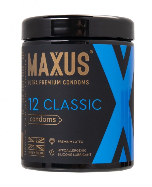 Классические презервативы MAXUS Classic - 12 шт. - Maxus - купить с доставкой в Новомосковске