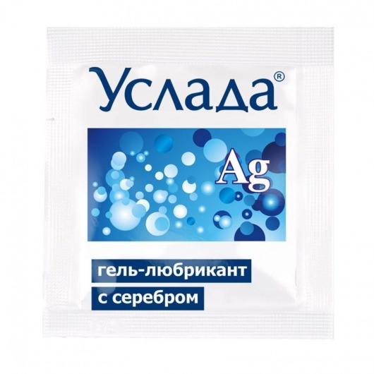 Гель-лубрикант «Услада с серебром» - 3 гр. - Биоритм - купить с доставкой в Новомосковске