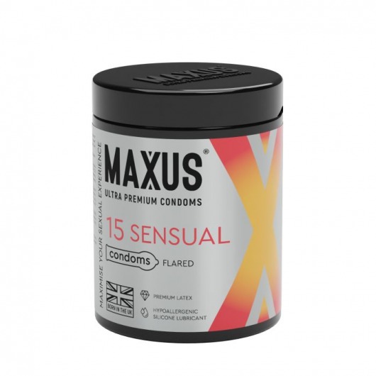 Анатомические презервативы MAXUS Sensual - 15 шт. - Maxus - купить с доставкой в Новомосковске