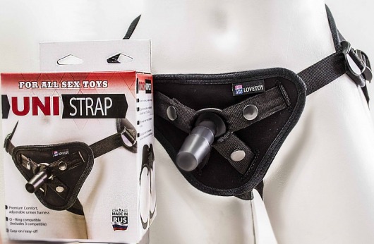 Универсальные трусики Harness UNI strap с корсетом - LOVETOY (А-Полимер) - купить с доставкой в Новомосковске