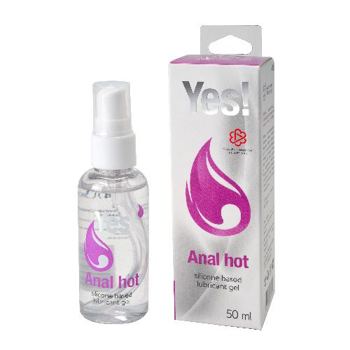 Согревающая силиконовая гель-смазка Yes Anal hot - 50 мл. - Sitabella - купить с доставкой в Новомосковске